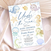 Under The Sea Baby Shower Cute Ocean Kaart