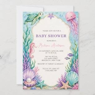 Under The Sea Baby Shower Kaart