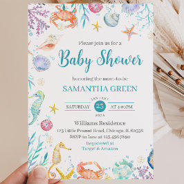 Under the Sea Baby Shower Kaart