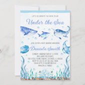 Under the Sea Baby Shower Kaart (Voorkant)