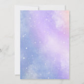 Under the Sea Baby Shower Whimsical Whale Floral Kaart (Achterkant)