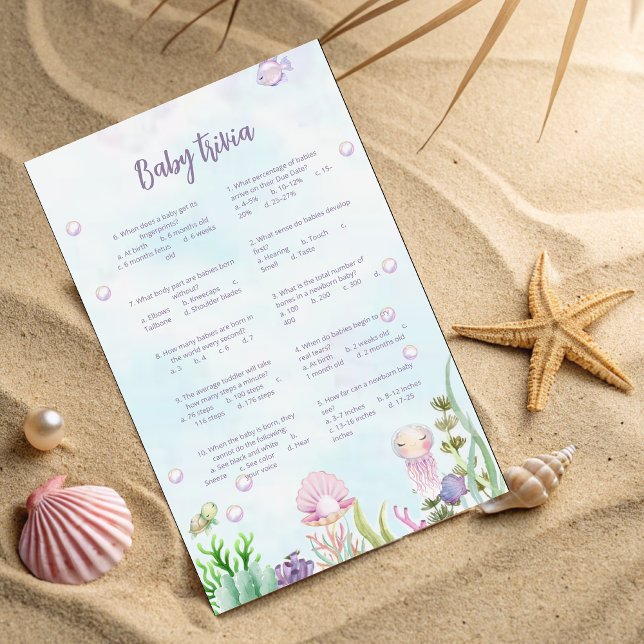 Under the Sea Baby Trivia (Creator heeft geüpload)