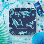 Under the Sea birthday invitation, ocean boy  Papieren Bordje (Feest)