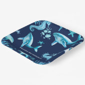 Under the Sea birthday invitation, ocean boy  Papieren Bordje (Gebogen)