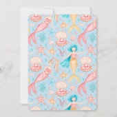 Under the Sea Birthday Invitation, Oliver 4th  Kaart (Achterkant)