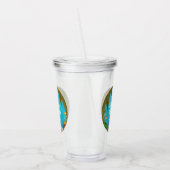 Under the Sea Cave Pretty Ocean Creatures Birthday Acryl Drinkbeker (Links)