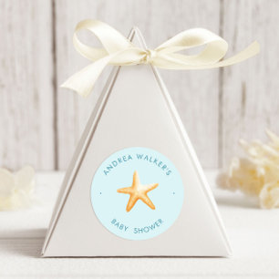 Under The Sea Dieren Kleurrijke Baby Shower Ronde Sticker