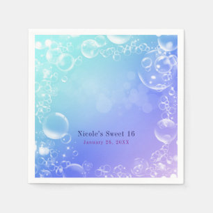 Under the Sea Enchanted Bubbles Custom Feest Servet