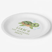 Under the sea first birthday Paper  Papieren Bordje (Gekanteld)