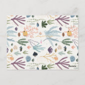 Under The Sea Gender Neutral Birthday Invite Briefkaart (Achterkant)