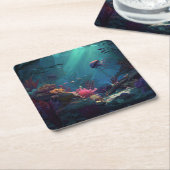 Under The Sea Kartonnen Onderzetters (Schuin)