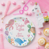 Under the Sea Kids 1st Birthday Papieren Bordje (Feest)