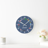 Under the Sea Kids Nursery Wall Clock Ronde Klok (Huis)