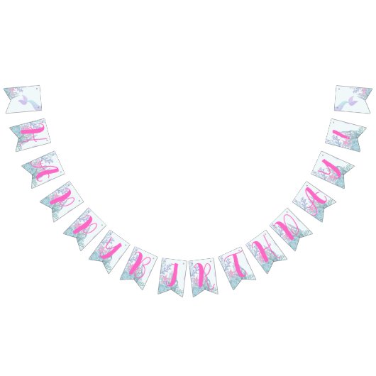 Under the Sea Matching Happy Birthday Vlaggetjes (Alle)