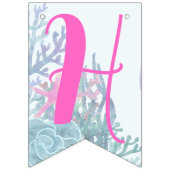 Under the Sea Matching Happy Birthday Vlaggetjes (Tweede vlag)