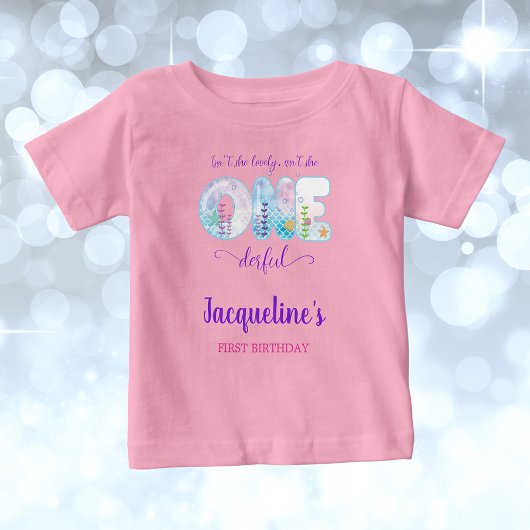 Under The Sea Meisjes 1e Verjaardagsfeest Roze
