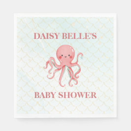 Under The Sea Mermaid Girls Baby Shower Servet