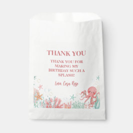 Under the Sea Mermaid Girls Birthday Party Bedankzakje