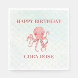 Under The Sea Mermaid Girls Birthday Servet