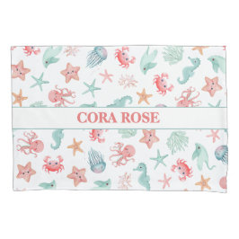 Under the Sea Mermaid Girls Whimsical Kussensloop