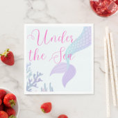 Under the Sea Mermaid Napkins Servet (Insitu)