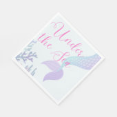 Under the Sea Mermaid Napkins Servet (Hoek)