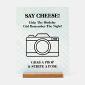 Under The Sea Mermaid Selfie Acrylic Sign Acryl Bord (Voorkant)