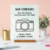 Under The Sea Mermaid Selfie Acrylic Sign Acryl Bord (Huwelijk)