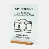 Under The Sea Mermaid Selfie Acrylic Sign Acryl Bord (Hoek)