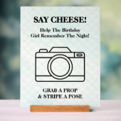 Under The Sea Mermaid Selfie Acrylic Sign Acryl Bord (Neutraal)