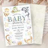 Under The Sea Ocean Baby Shower Gender Neutral  Kaart