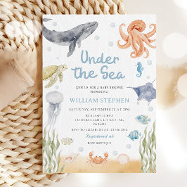 Under The Sea Oceandieren Baby Shower Kaart