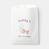 Under the Sea Party Bags Red Crab Bedankzakje (Voorkant)