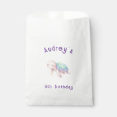 Under the Sea Party Bags Sea Turtle Bedankzakje (Voorkant)