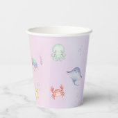 Under the Sea Party Cups Papieren Bekers (Achterkant)
