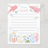 Under The Sea Pink Ocean Animals Time Capsule (Voorkant)