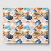 Under the Sea Quinceanera Feest Schelpen Gastenboek (Achterkant)