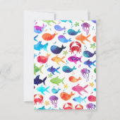 Under The Sea Regenboog Vis Bedankt (Achterkant)