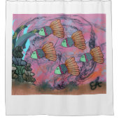 Under The Sea Shower Curtain Douchegordijn (Voorkant)