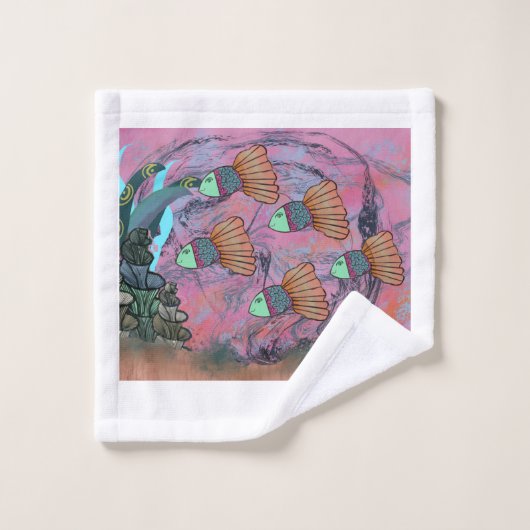 Under The Sea Shower wash cloth Washandje (Wasdoekje)