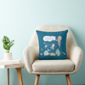 Under the Sea Sweet Mermaid Personalized Kussen (Stoel)