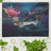 Under The Sea Theedoek (Gevouwen)