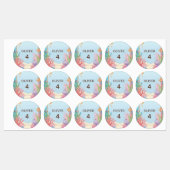Under the Sea Waterproof Labels, Oliver Name Label (Vel)