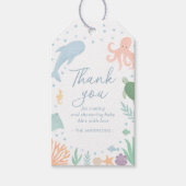 Under the Sea Zee Dieren Baby Shower Cadeaulabel (Voorkant)