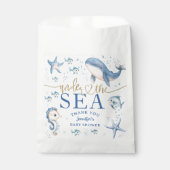 Under The SeaBaby Shower Boy Blue Ocean Bedankzakje (Voorkant)