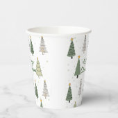 Under the Snowy Trees – Christmas Papieren Bekers (Links)