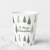 Under the Snowy Trees – Christmas Papieren Bekers (Voorkant)