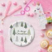 Under the Snowy Trees – Christmas Papieren Bordje (Feest)