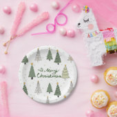 Under the Snowy Trees – Christmas Papieren Bordje (Feest)