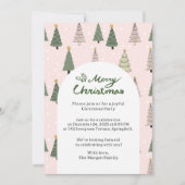 Under the Snowy Trees – Christmas Party Kaart (Voorkant)